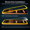 ivoler Tempered Glass for iPhone 17 Pro Max 69 Screen Protector with Alignment Frame AntiScratch Case Friendly Transpare