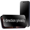 BWEDXEZ 2 Pack 360 Degree Antiglare Privacy Screen Protector for iPhone 16 Pro Max Matte AntiSpy 4 Direction Soft Film 6