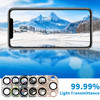 Hsefo Compatible with iPhone 16 Pro and 16 Pro Max Camera Lens Protector Bling Rhinestone Sparkle Diamond 9H Tempered Gl