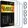 SIBEITU 3 Pack Screen Protector for iPhone 16 with 3 Pack Camera Lens Tempered Glass Protector 61 Inch HD Clear Tempered