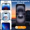 SIBEITU 3 Pack Screen Protector for iPhone 16 with 3 Pack Camera Lens Tempered Glass Protector 61 Inch HD Clear Tempered