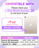 Wazzasoft for iPad Air 11 Inch M2 2024Air 5th4th Generation 109 Inch Case Cute Girls Kawaii Fun Funny with 360 Degree Ro