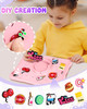 Wazzasoft for iPad Air 11 Inch M2 2024Air 5th4th Generation 109 Inch Case Cute Girls Kawaii Fun Funny with 360 Degree Ro