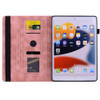 Rosbtib Case for iPad Pro 11 2024 M4 5th Generation PU Leather Folio Stand Shockproof Cover with Pencil Holder Cover for