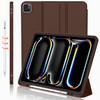 iMieet iPad Pro 13 Inch Case M5M4 20252024 with Pencil Holder Trifold Stand Smart Case with Soft TPU Back Auto WakeSleep