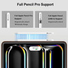 iMieet iPad Pro 13 Inch Case M5M4 20252024 with Pencil Holder Trifold Stand Smart Case with Soft TPU Back Auto WakeSleep
