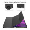 JETech Case for iPad Pro 129Inch 20202018 Model 4th3rd Generation Compatible with Pencil Cover Auto WakeSleep Black