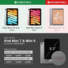 DEHJYYIJUY for iPad mini 7 A17 Pro 2024 CaseiPad mini 6 2021 Case iPad mini 7th6th Generation 83 Inch Slim PU Leather Fo