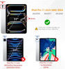 Case for New iPad Pro 11 Inch Case M4 5th Generation 2024 MultiAngle Smart Stand Cover Auto SleepWake for New iPad Pro 1