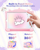 Gurgitat for iPad Air 11 Inch M2 2024M3 2025Air 5th4th Generation 109Pro 11 Cases with Pen Holder Cute Cartoon Unicorn S