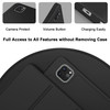 ZryXal iPad Pro 11 Inch Case M5 2025 M4 2024 Model A3357A3358A3359A2836A2837A3006 Trifold Stand Smart Cover with Pencil