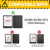 DHYYDSQZ Slim Case for Kindle Scribe 102 inch2022 Release PU Leather Lightweight MultiViewing Adjustable Stand Smart She