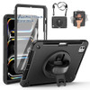 GROLEOA Case for 2024 iPad Pro 11 Inch M4 Full Body Protective Rugged iPad Pro 11 Case 5th Generation with Pencil Holder