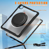 ACEMO for iPad Air 13 inch Case M3M2 iPad Pro 129 case 6th 5th 4th 3rd Generation with 360 Rotating Kickstand Handle Sho