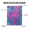 Skin Compatible with Apple iPad Pro 11 M4 2024 Vibrant Splatter Premium 3M Vinyl Protective Wrap Decal Cover Easy to App