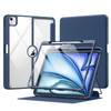 MoKo for iPad Air 13 Inch Case M3 2025 M2 2024 with Pencil Holder iPad Air 13 Case Builtin Screen Protector with Clear B