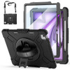 Case for iPad Air 13 Inch M3M2 20252024 Silicone Shockproof Case with Screen Protector Stand Handle Shoulder Strap Pen H