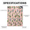 Glossy Glitter Skin Compatible with Apple iPad Pro 11 M4 2024 Cactus Garden Premium 3M Vinyl Protective Decal Cover Easy
