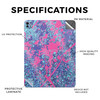 Glossy Glitter Skin Compatible with Apple iPad Pro 11 M4 2024 Vibrant Splatter Premium 3M Vinyl Protective Decal Cover E
