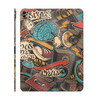 Glossy Glitter Skin Compatible with Apple iPad Pro 11 M4 2024 Orange Hip Hop Premium 3M Vinyl Protective Decal Cover Eas