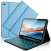 Keyboard Case for Samsung Galaxy Tab S8S7 FES7 Plus 124 inch 7 Color Backlit Wireless Detachable Keyboard for Galaxy Tab