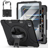 Case for iPad Pro 13 Inch M5 2025 M4 2024 Military Grade Cover for iPad Pro 13 with Screen Protector Stand Handle Should