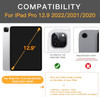 ZtotopCases for New iPad Pro 129 Inch 6th5th4th Generation 202220212020 6 Magnetic Stand Angles Protective Cover with Pe