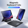 DUX DUCIS Samsung Galaxy Tab S9 Plus Keyboard Case with MultiTouch Trackpad and Pencil Holder 7 Color Backlit Detachable