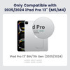 PITAKA for iPad Pro 13 Inch Case 20252024 Compatible with iPad Pro M5M4 PortraitLandscape Magnetic Case with Pencil Hold