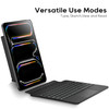 edaiser Detachable Keyboard Case for Apple 2025 iPad Air 13inch M3M2 and iPad Pro 129inch 6th3rd Gen Wireless Backlit Ke