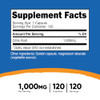 Nutricost Citric Acid 1000mg (1 gram), 120 Capsules - Gluten Free, Non-GMO