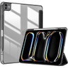 ProCase for iPad Pro 13 Inch Case with Pencil Holder 2024 M47th Gen 2024 iPad Pro M4 13 Cover Clear Transparent Back Sof