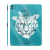 Glossy Glitter Skin Compatible with Apple iPad Pro 11 M4 2024 White Tiger Premium 3M Vinyl Protective Wrap Decal Cover E