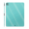 Glossy Glitter Skin Compatible with Apple iPad Pro 13 M4 2024 Solid Turquoise Premium 3M Vinyl Protective Decal Cover Ea