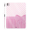 Glossy Glitter Skin Compatible with Apple iPad Pro 13 M4 2024 Pink Present Premium 3M Vinyl Protective Decal Cover Easy
