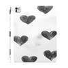 Glossy Glitter Skin Compatible with Apple iPad Pro 13 M4 2024 Ink Hearts Premium 3M Vinyl Protective Wrap Decal Cover Ea