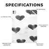 Glossy Glitter Skin Compatible with Apple iPad Pro 13 M4 2024 Ink Hearts Premium 3M Vinyl Protective Wrap Decal Cover Ea