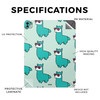 Skin Compatible with Apple iPad Pro 13 M4 2024 Awesome Alpacas Premium 3M Vinyl Protective Wrap Decal Cover Easy to Appl
