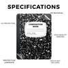 Skin Compatible with Apple iPad Pro 13 M4 2024 Composition Book Premium 3M Vinyl Protective Wrap Decal Cover Easy to App