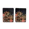Carbon Fiber Skin Compatible with Apple Smart Folio for iPad Pro 11inch M2 2024 Stitch Dragons Premium 3M Vinyl Protecti