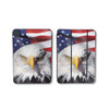 Glossy Glitter Skin Compatible with Apple Smart Folio for iPad Pro 11inch M4 2024 America Strong Premium 3M Vinyl Protec