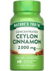 Nature's Truth Ceylon Cinnamon Pill Capsules | 2000mg | Non-GMO & Gluten Free Supplement