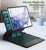 Dexnor for Samsung Galaxy Tab S10 PlusS9 PlusS9 FE PlusS8 PlusS7 PlusS7 FE Case with Keyboard 124 Floating Cantilever Ma