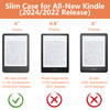 MOROCK Slim Case for AllNew 6 Kindle11th Generation20242022 ReleaseModel NoC2V2L3Premium Lightweight PU Leather Cover wi