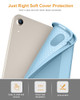 DTTO for iPad Mini 7th A17 Pro 6th Generation Case iPad Mini 7 Case 2024 Mini 6 Case 2021 83 Inch with Pencil Holder Tri
