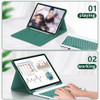 AnMengXinLing Galaxy Tab S10 PlusS9 PlusS9 FE Plus 124 S8S7S7FE Tablet Case with Keyboard Candy Colors Slim Protective C