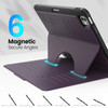 Timecity Case for iPad Pro 13 Inch 2024 M4 7th Genaration Case Strong Magnetic with 6 Angle Stand Auto SleepWake Upgrade