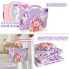 ACEMO for iPad Air 11 inch Case M2 2024 iPad Air 5th Genereation Case with Kickstand Shoulder Strap Kids Girls Cute Stan