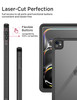 Miimall Waterproof Case for iPad Pro 13 inch 2024 M4 IP68 Waterproof Clear 360 FullBody UltraThin Builtin Screen Protect