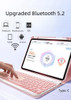 Keyboard Case with Mouse for iPad Air 11inch M3 2025 M2 2024 iPad Air5Air4Pro 114th3rd2nd Gen Magnetic Detachable Keyboa